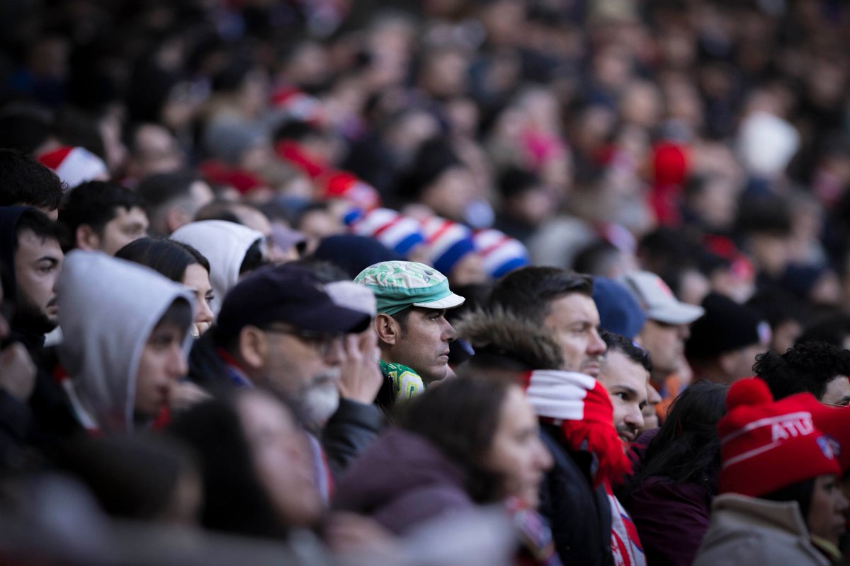 Aficionado del Real Betis en el Cívitas Metropolitano