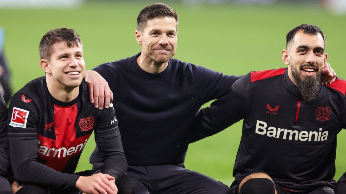 Xabi Alonso y Borja Iglesias en el Bayer Leverkusen