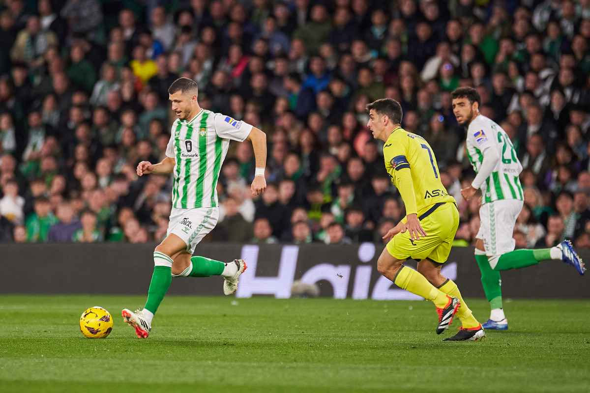 Guido Rodríguez en el Real Betis - Villarreal | Salvador López Medina para El MIRA