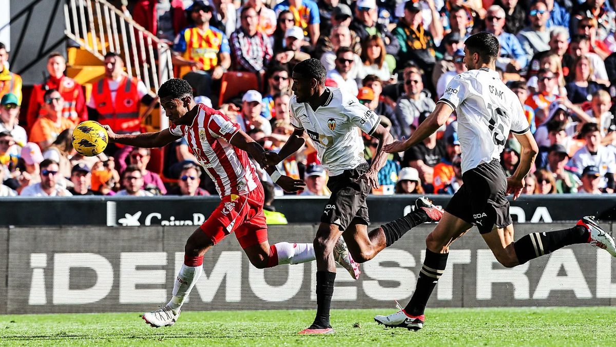 Choco Lozano en el Valencia CF - UD Almería