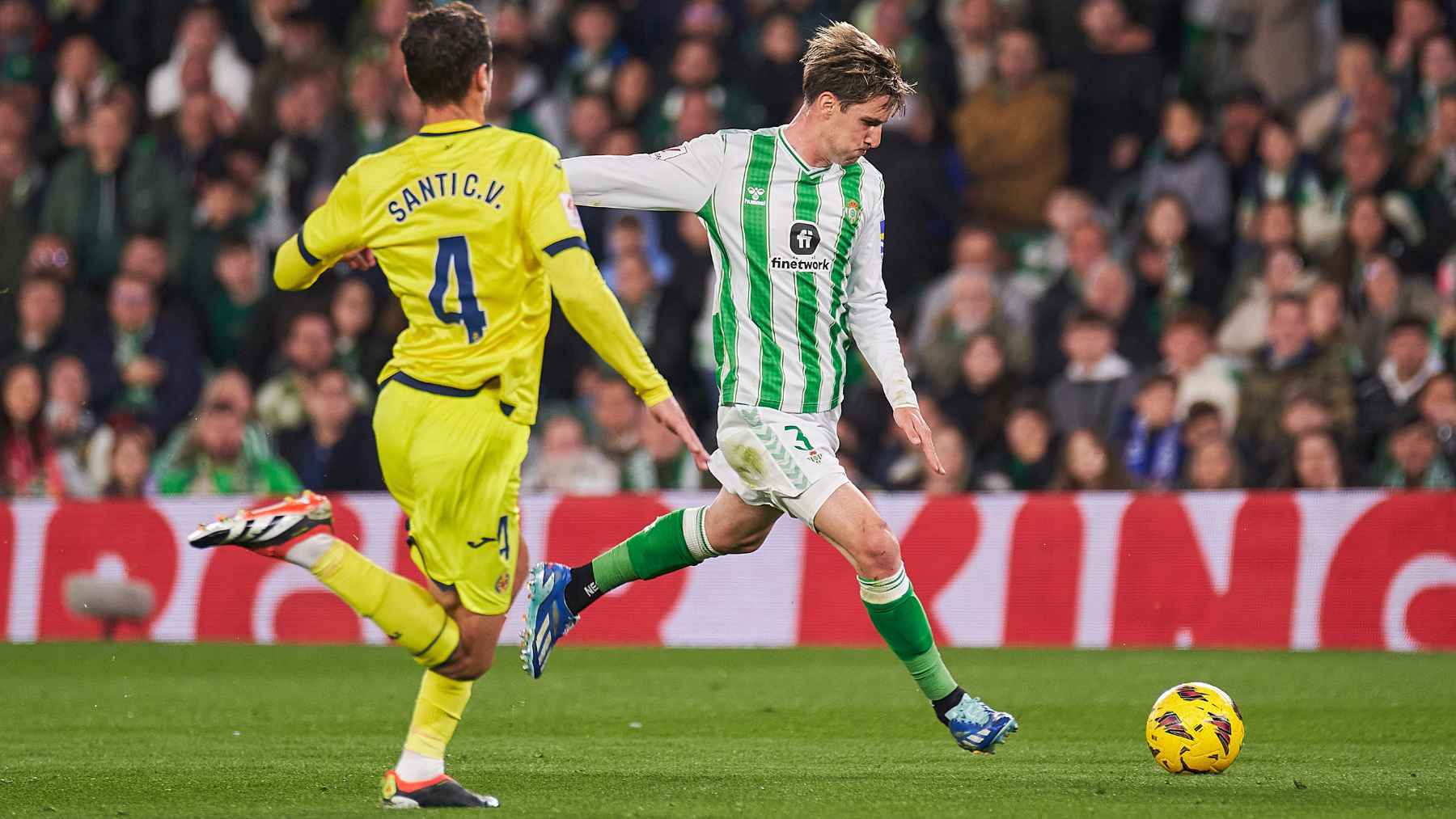Juan Miranda en el Real Betis - Villarreal | Salvador López Medina para El MIRA