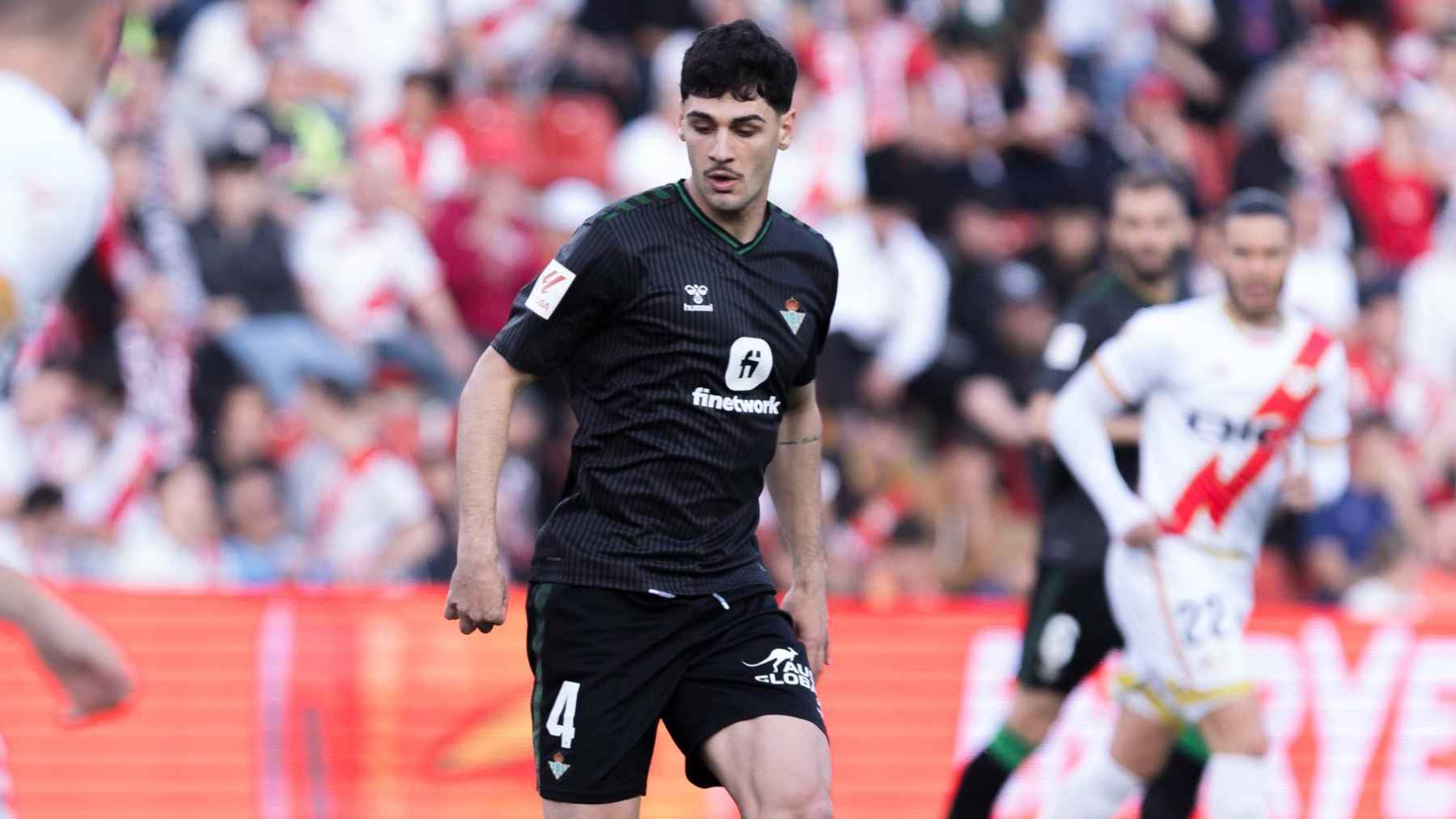 Johnny Cardoso en el Rayo Vallecano - Real Betis | Foto: RBB