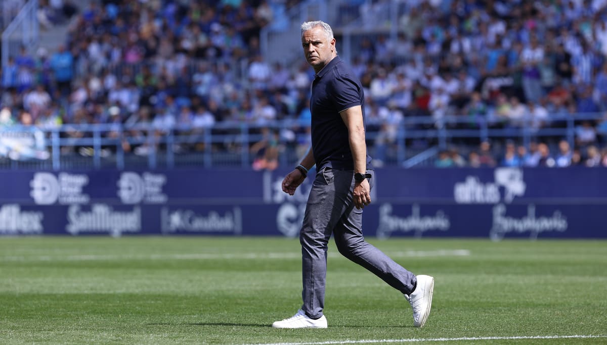 Sergio Pellicer durante el Málaga CF 1-0 Intercity