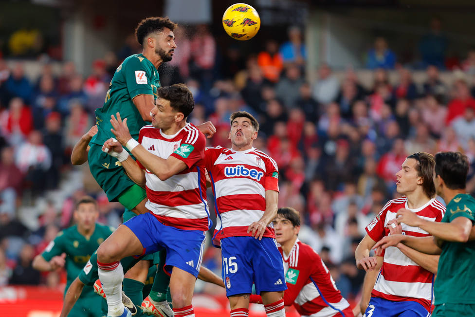 Chris Ramos en el Granada CF - Cádiz CF de la primera vuelta