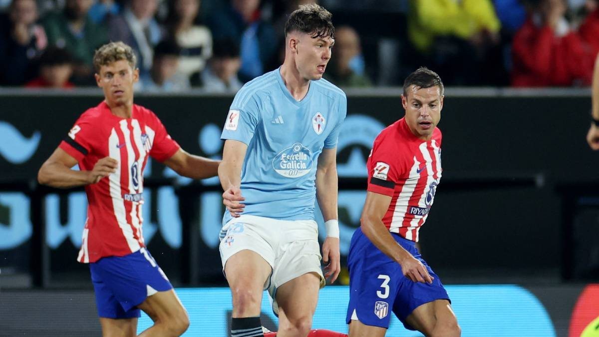 Jorgen Strand Larsen en el RC Celta de Vigo - Atlético de Madrid