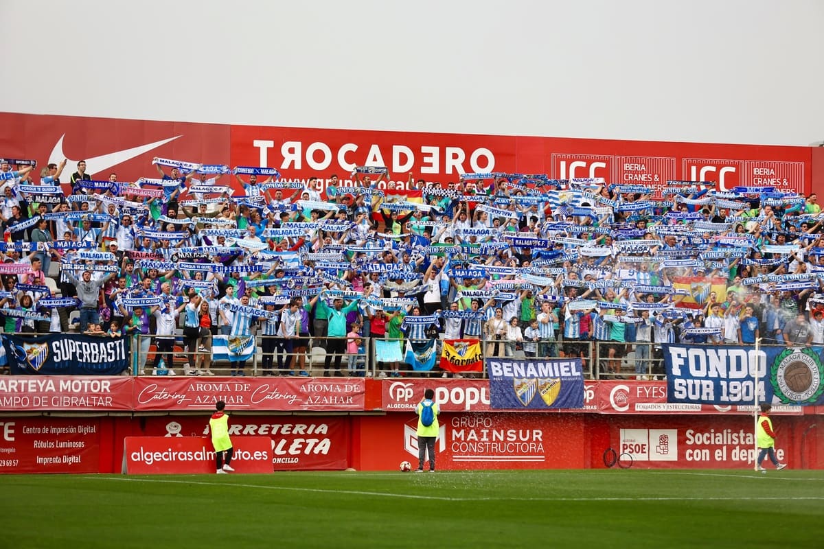 1.200 malaguistas en el Nuevo Mirador para el Algeciras - Málaga CF