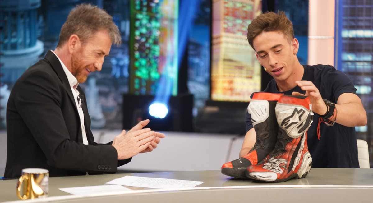 Pedro Acosta y Pablo Motos. X El Hormiguero
