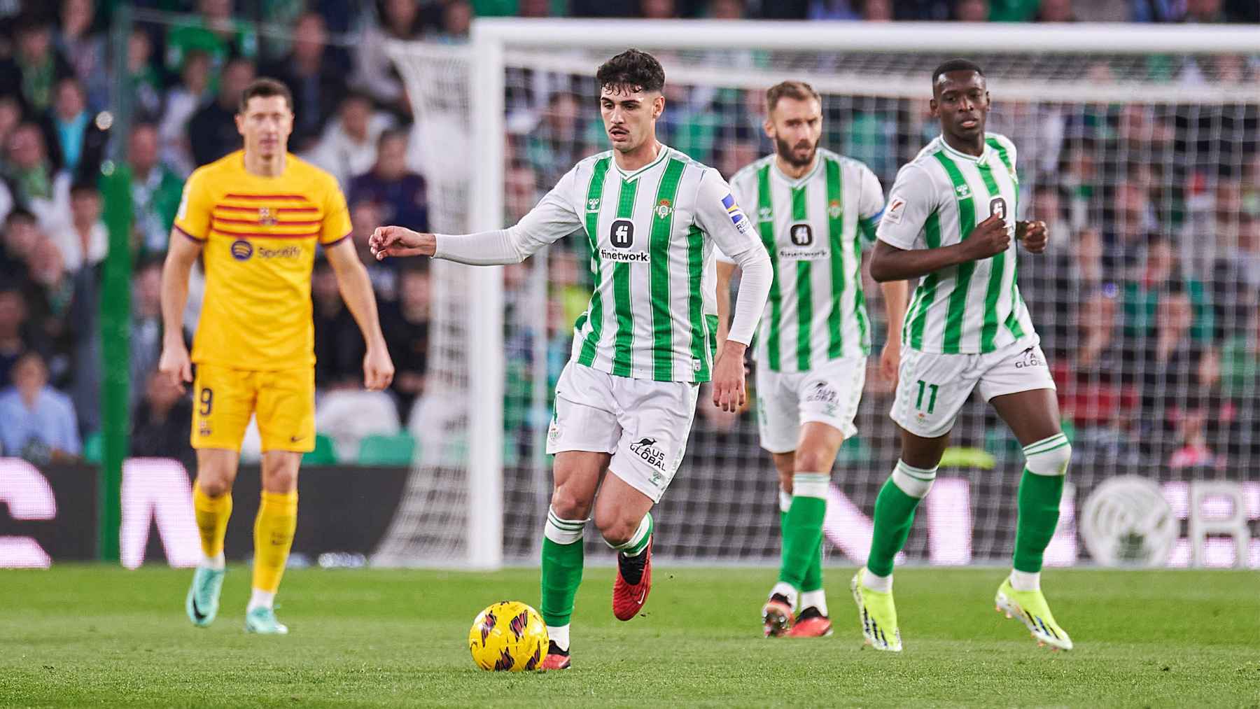 Johnny Cardoso en el Real Betis - FC Barcelona | Salvador López Medina para El MIRA