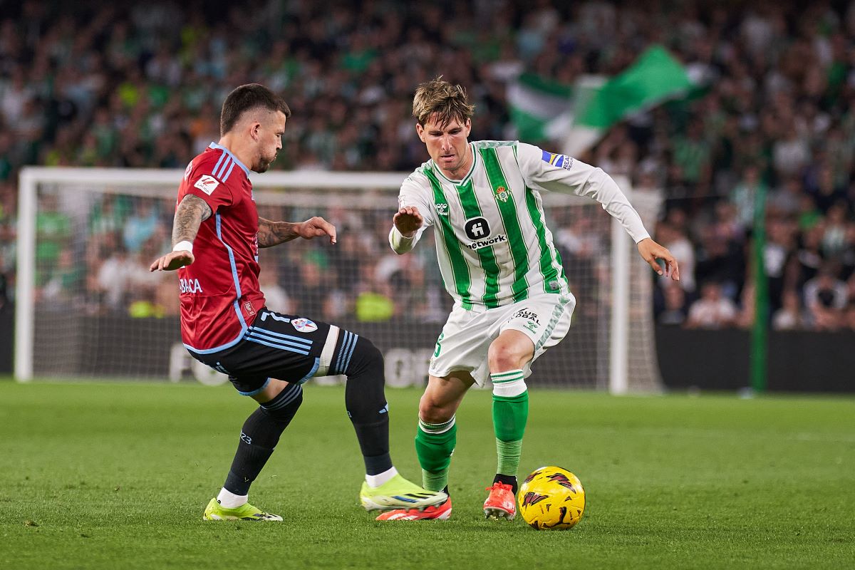 Juan Miranda en el Real Betis - Celta de Vigo | Salvador López Medina para El MIRA