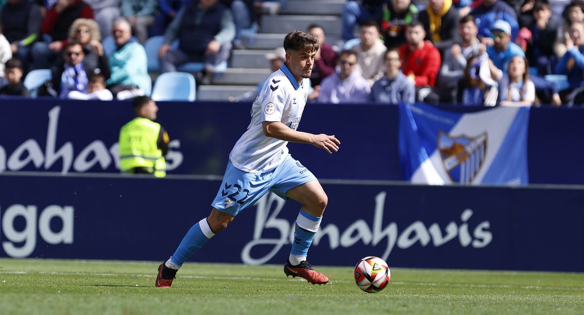 Dani Lorenzo dio la asistencia en el Atlético de Madrid B 0-1 Málaga CF