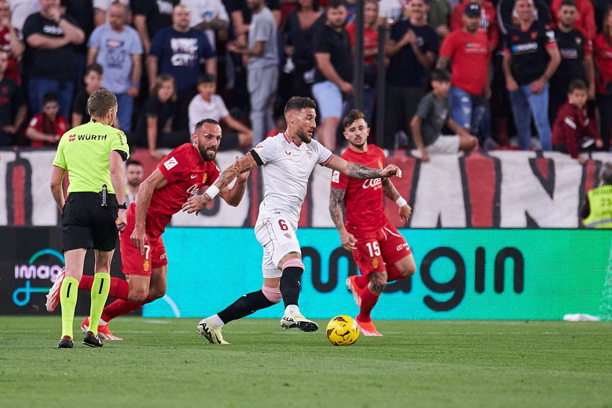 Gudelj en el Sevilla FC - Mallorca | Salvador López Medina para El MIRA