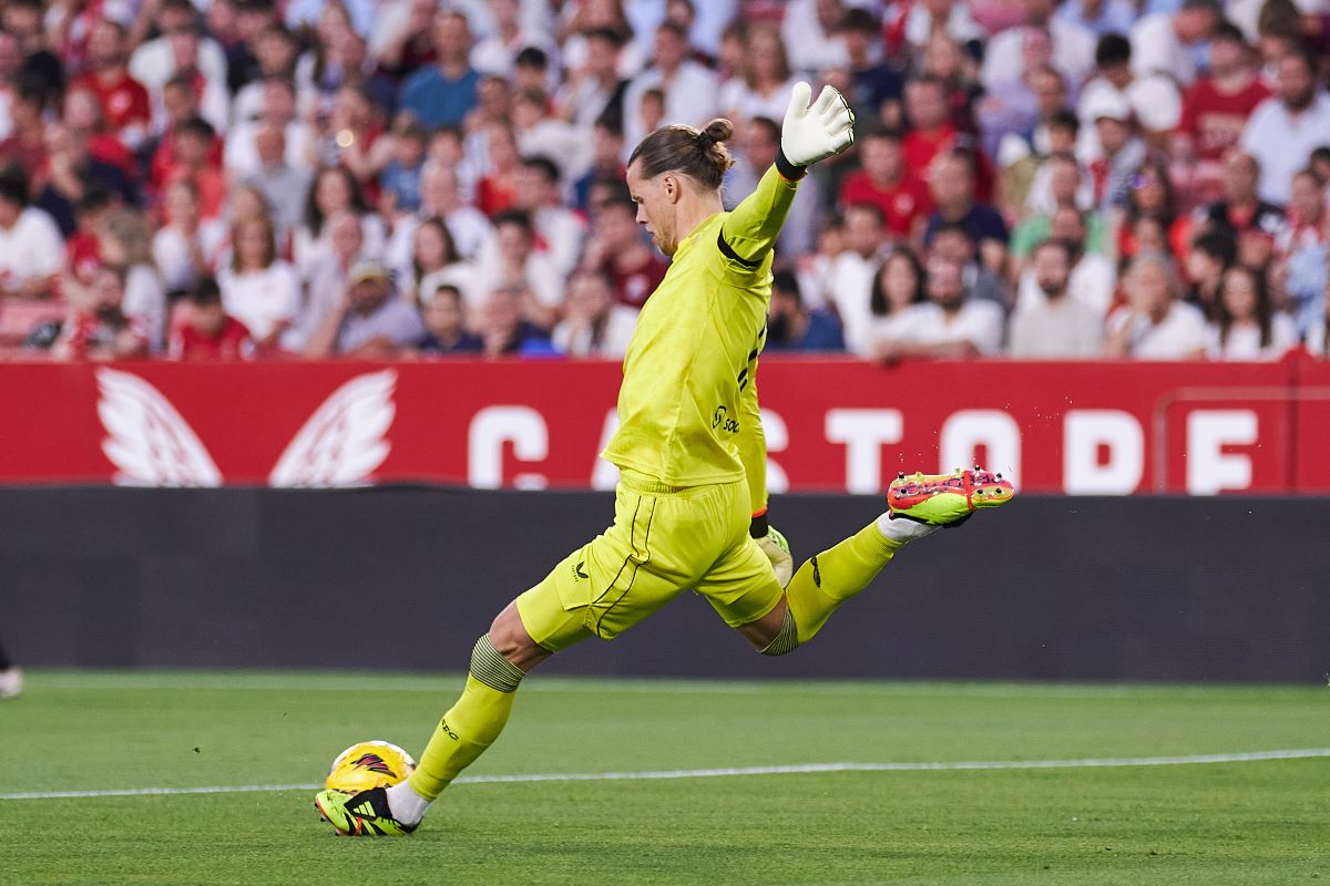 Nyland en el Sevilla FC - Mallorca | Salvador López Medina para El MIRA