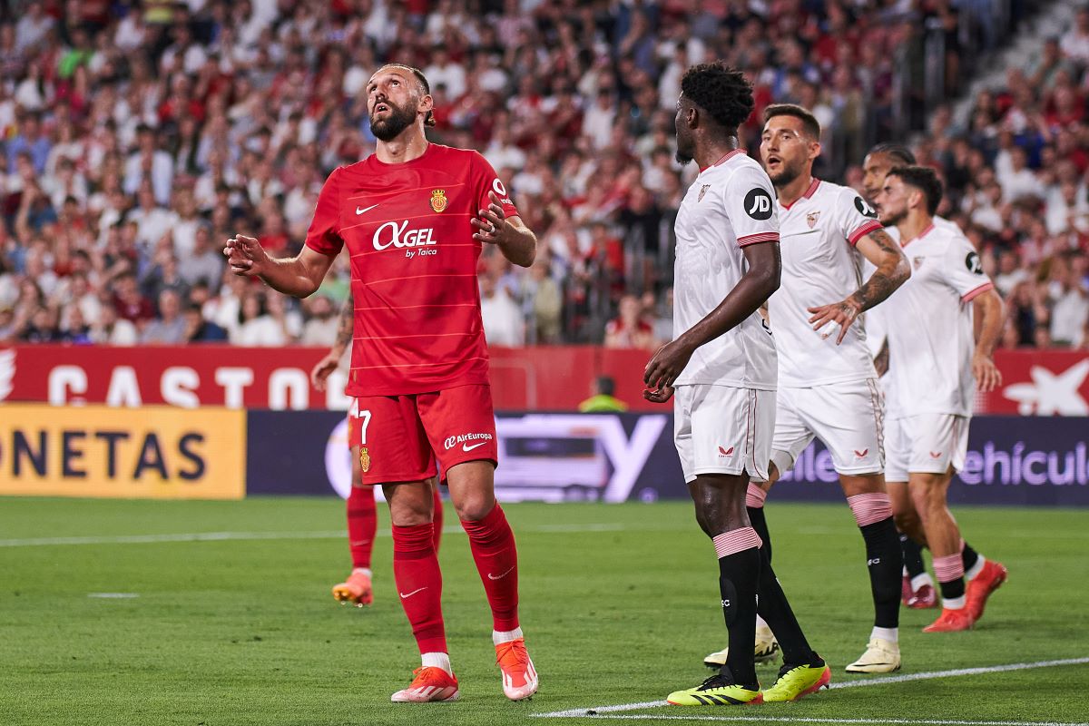 Muriqi en el Sevilla FC - Mallorca | Salvador López Medina para El MIRA