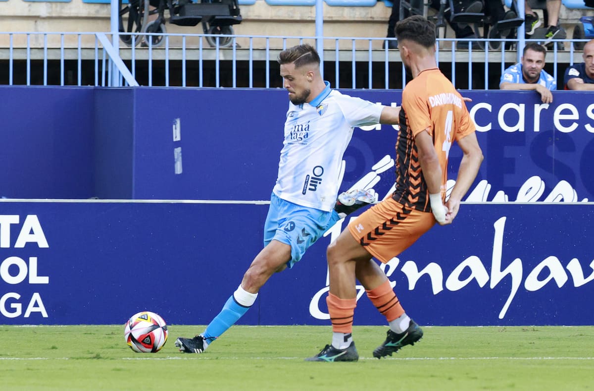 Genaro, jugador del Málaga CF