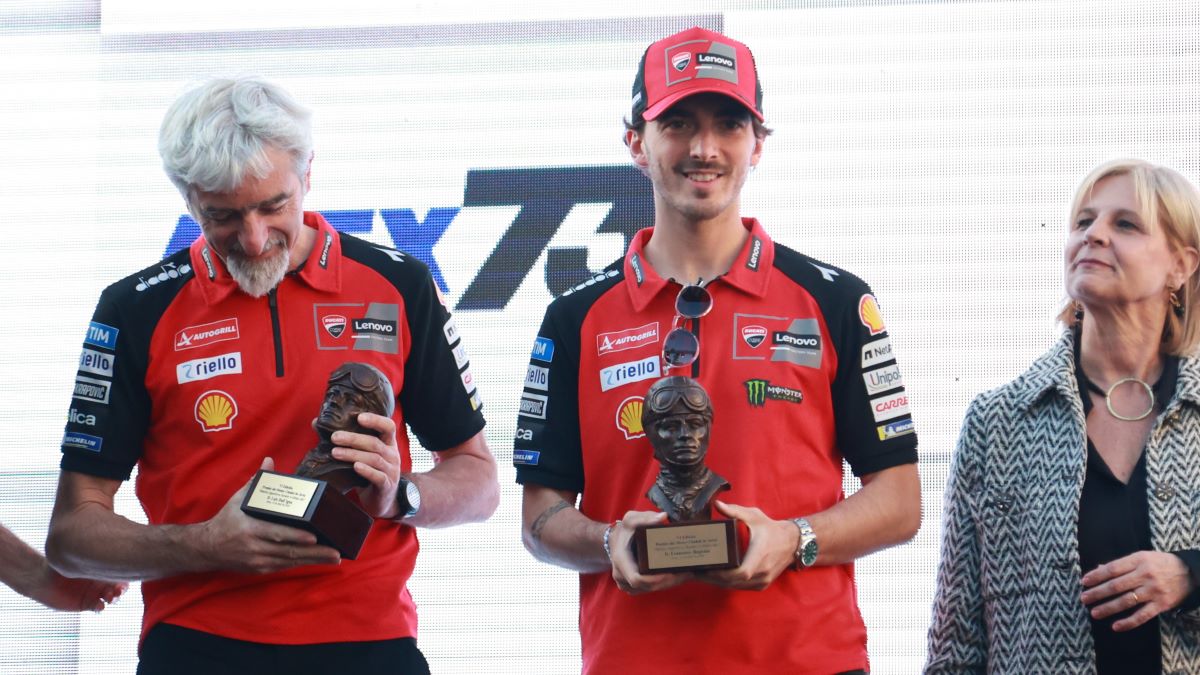 Pecco Bagnaia y Gigi Dall’Igna, Premios del Motor Ciudad de Jerez | Cristo García