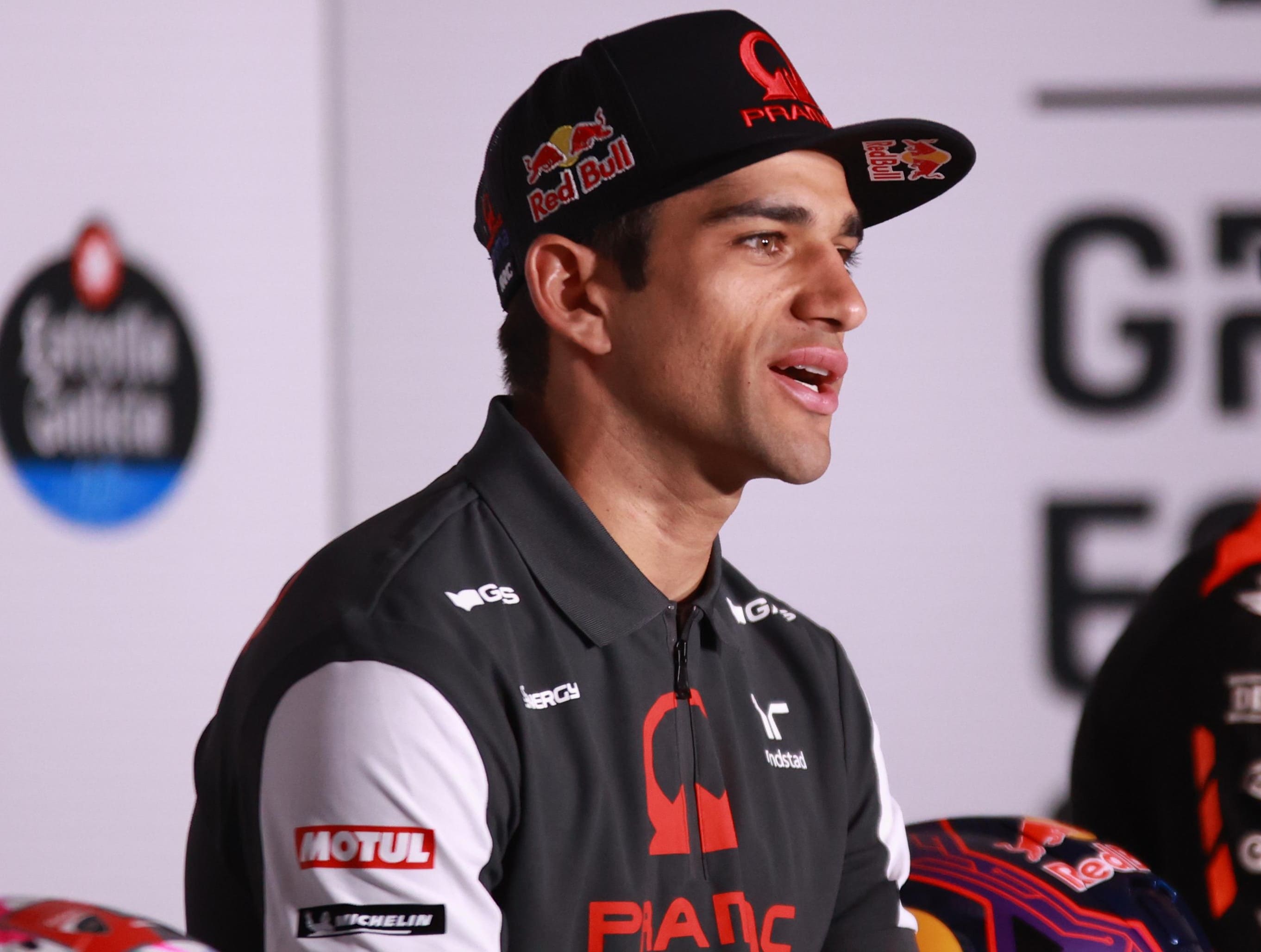 Jorge Martín durante la rueda de prensa del Gran Premio Estrella Galicia 0,0 de España | Cristo García