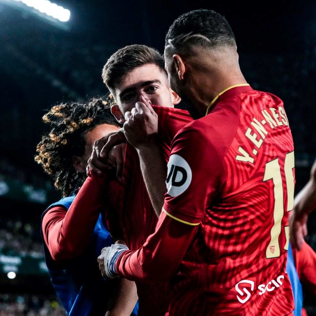 Gol de Kike Salas en el Real Betis - Sevilla FC | Foto: SFC