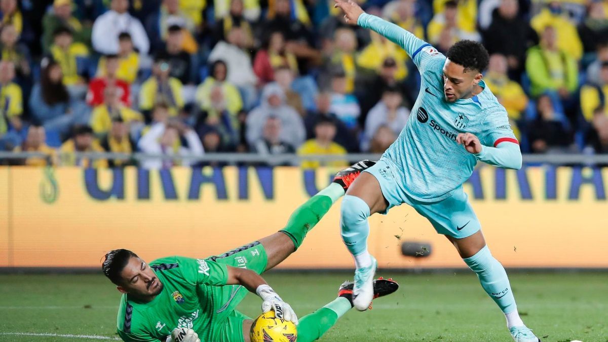 Vitor Roque en el UD Las Palmas - FC Barcelona | LaLiga