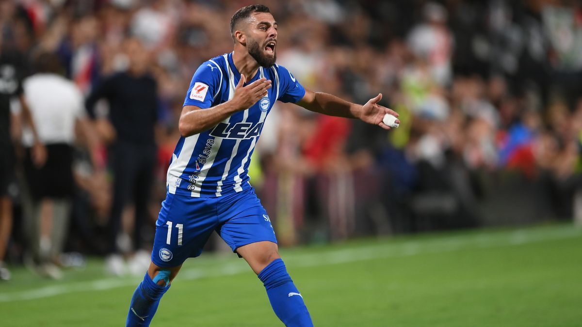 Luis Rioja, jugador del Deportivo Alavés que interesa al Real Betis