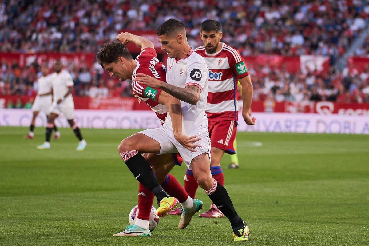 Erik Lamela en el Sevilla FC - Granada CF | Salvador López Medina para El MIRA