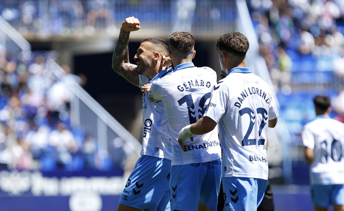 Dioni marcó el gol en el Málaga CF 1-1 AD Mérida
