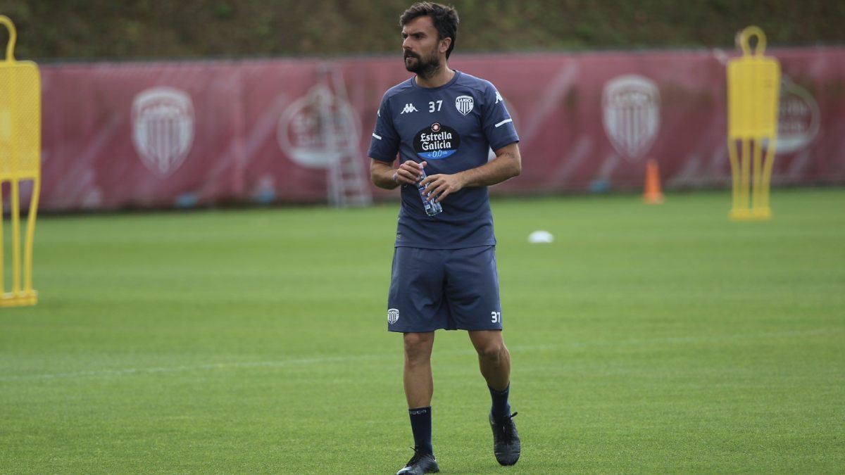Rubén Albés durante su etapa en el CD Lugo, previa a su fichaje por el Albacete Balompié