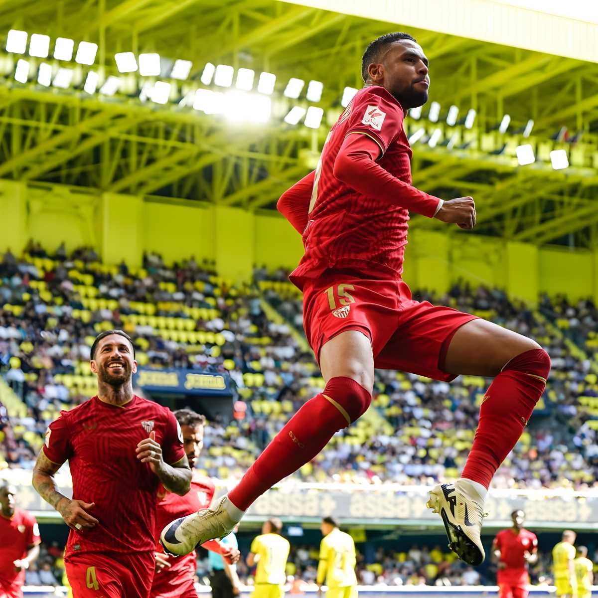 Gol de En-Nesyri en el Villarreal - Sevilla FC | Foto: SFC