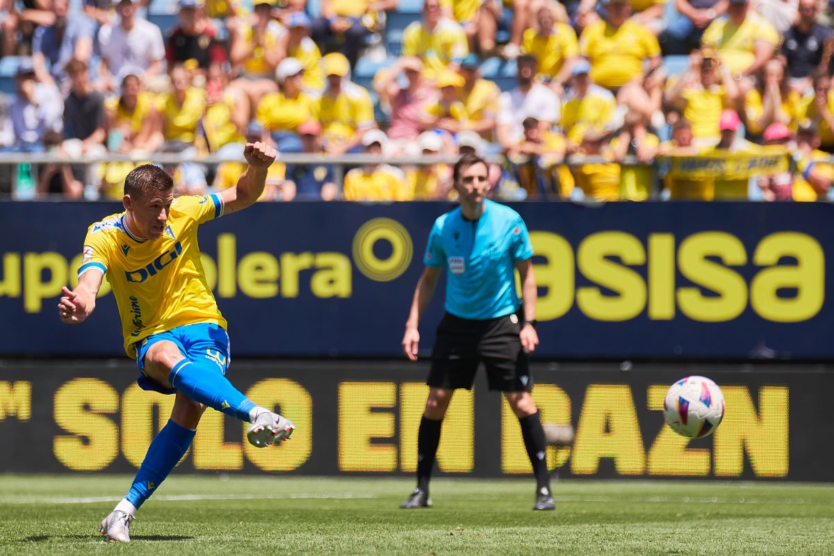 Gol de Rubén Alcaraz en el Cádiz CF - Getafe FC | Salvador López Medina para El MIRA