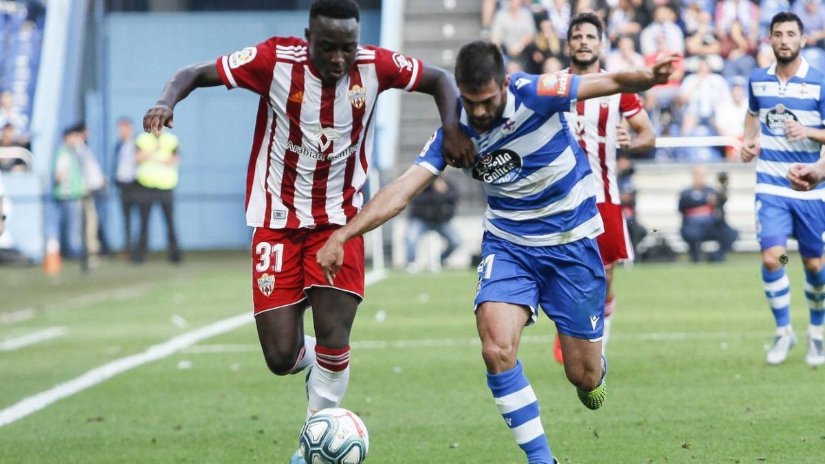 Arvin Appiah podría salir de la UD Almería en el próximo verano