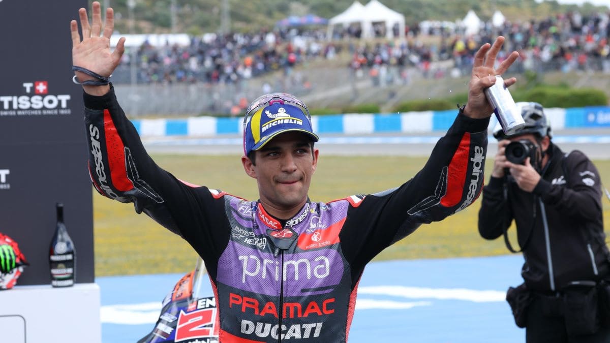 Jorge Martín podio sprint race Gran Premio de España Jerez 2024 | Cristo García
