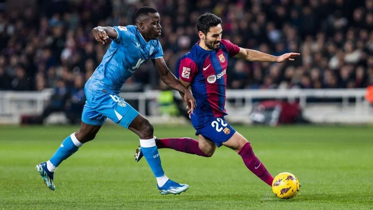 Dion Lopy e Ilkay Gündogan en el FC Barcelona - UD Almería | FCB