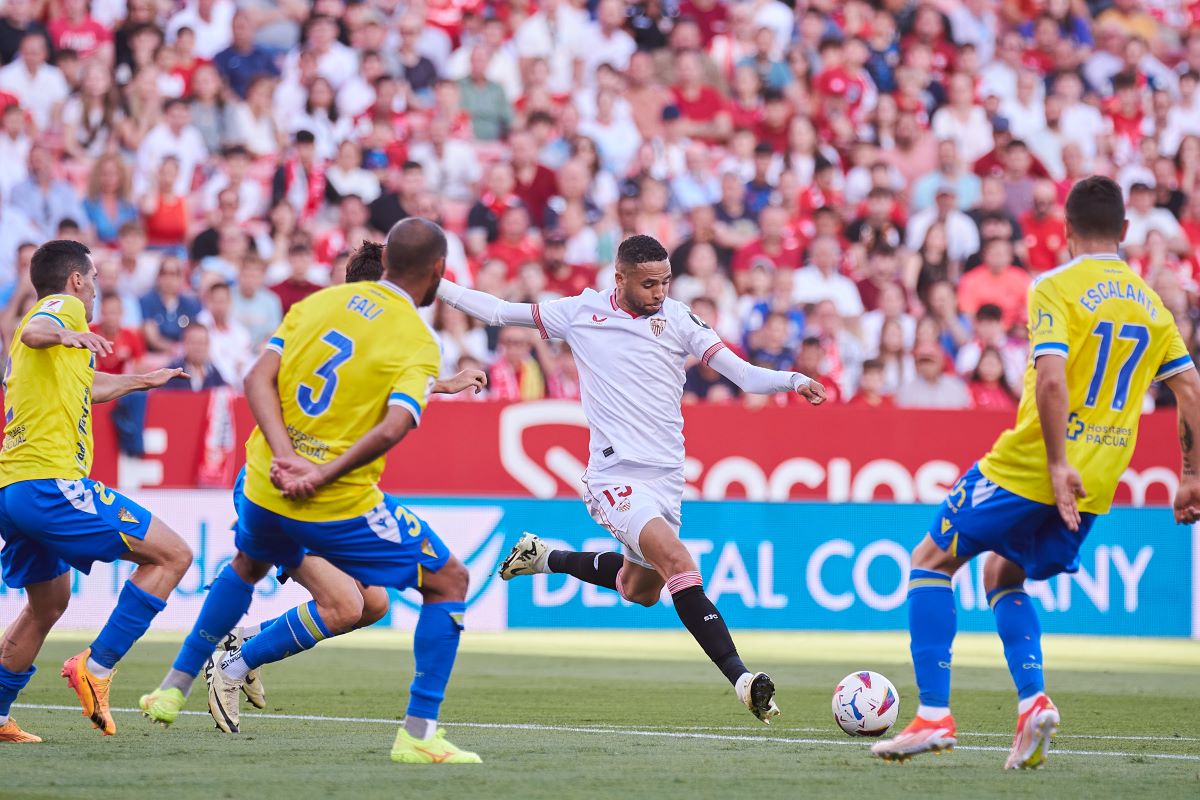 En-Nesyri en el Sevilla FC - Cádiz CF | Salvador López Medina para El MIRA