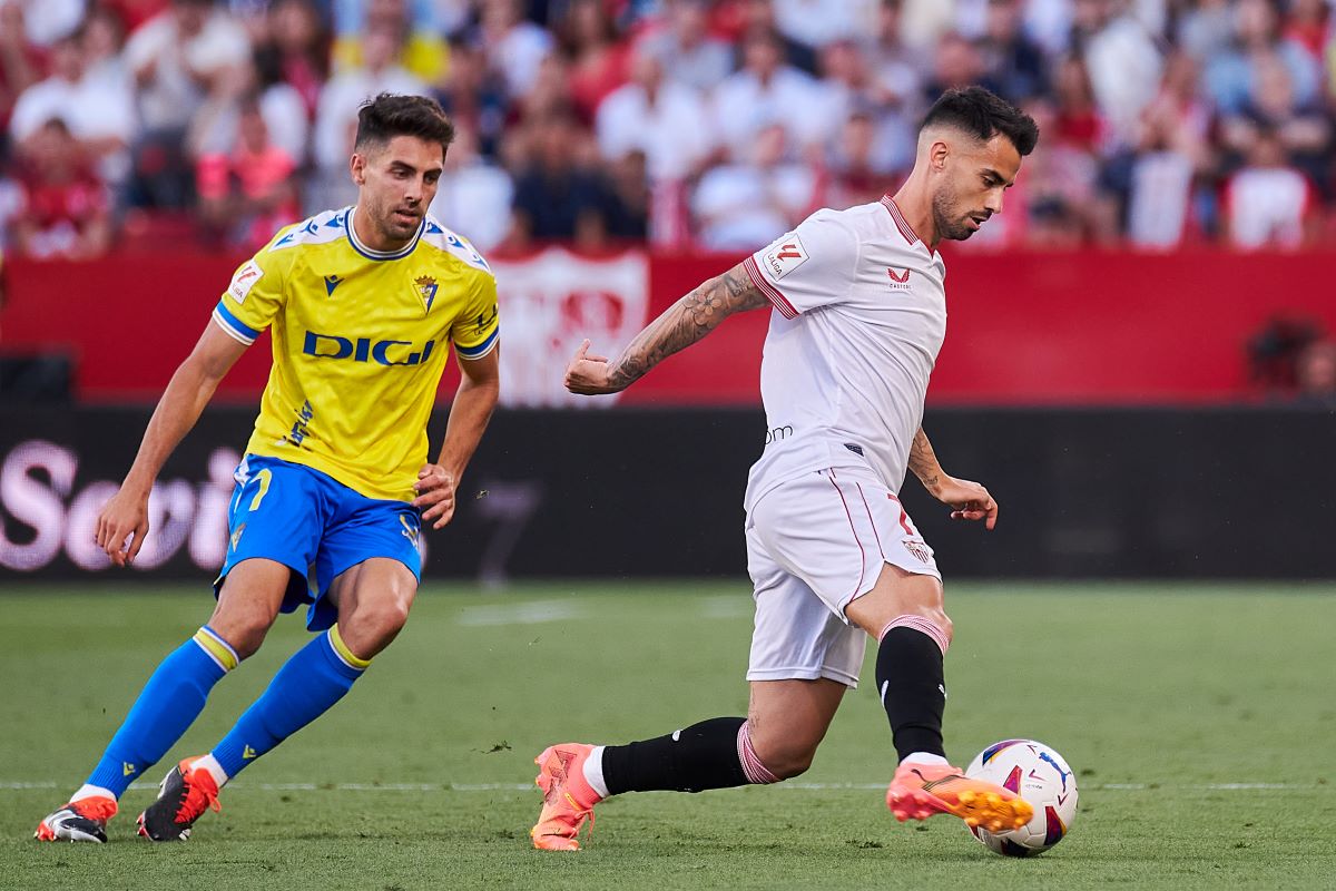 Suso en el Sevilla FC - Cádiz CF | Salvador López Medina para El MIRA