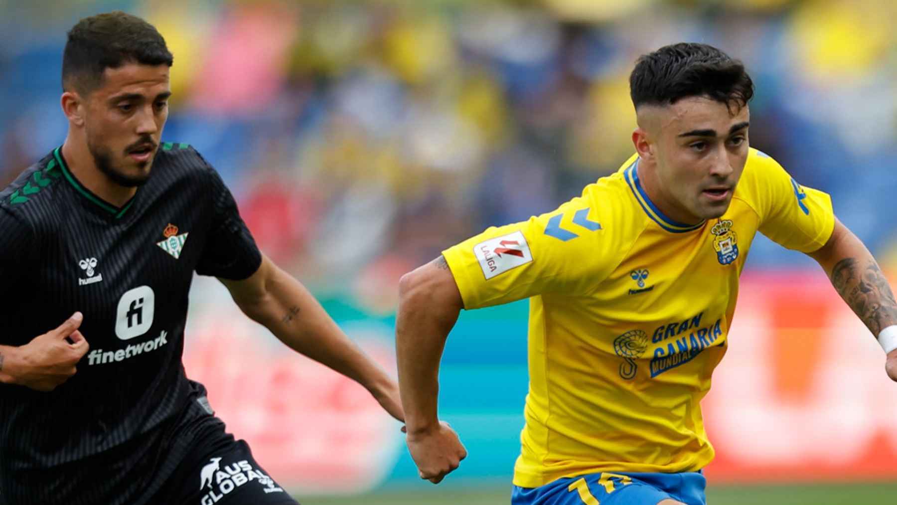Fornals y Moleiro en Las Palmas - Real Betis | Foto: RBB
