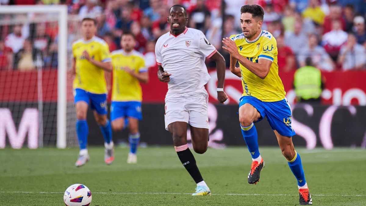 Rubén Sobrino en el Sevilla FC - Cádiz CF | Salvador López Medina para El MIRA