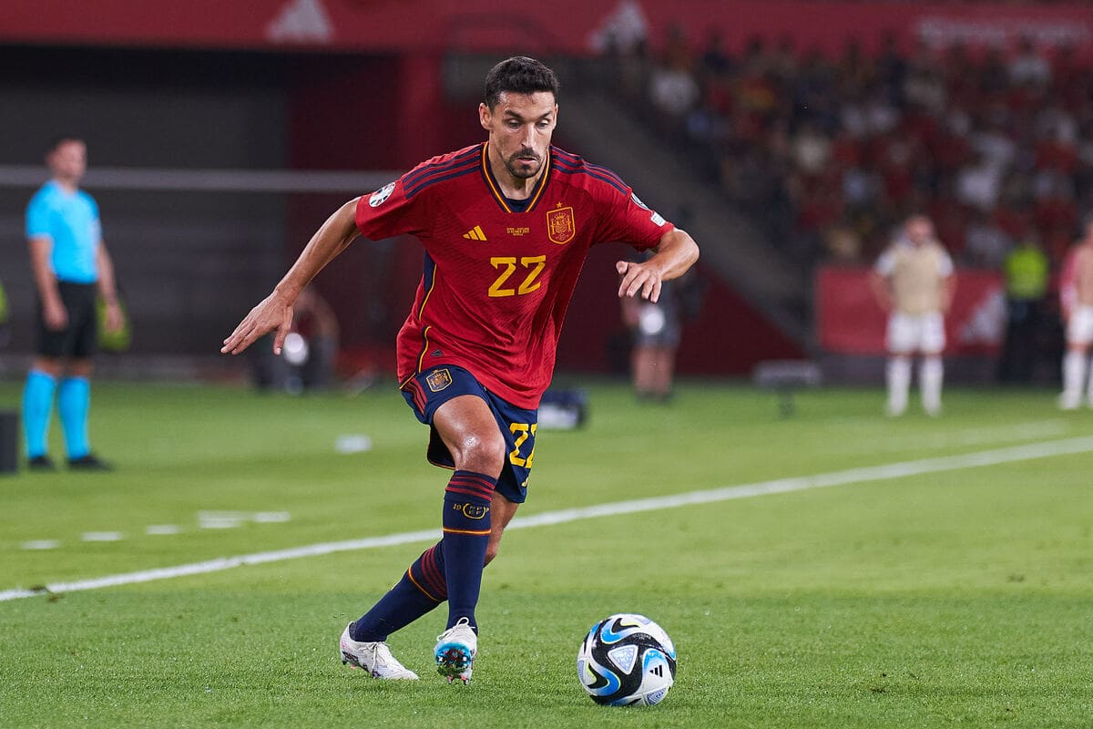 Jesús Navas en el España - Escocia | Salvador López Medina para El MIRA