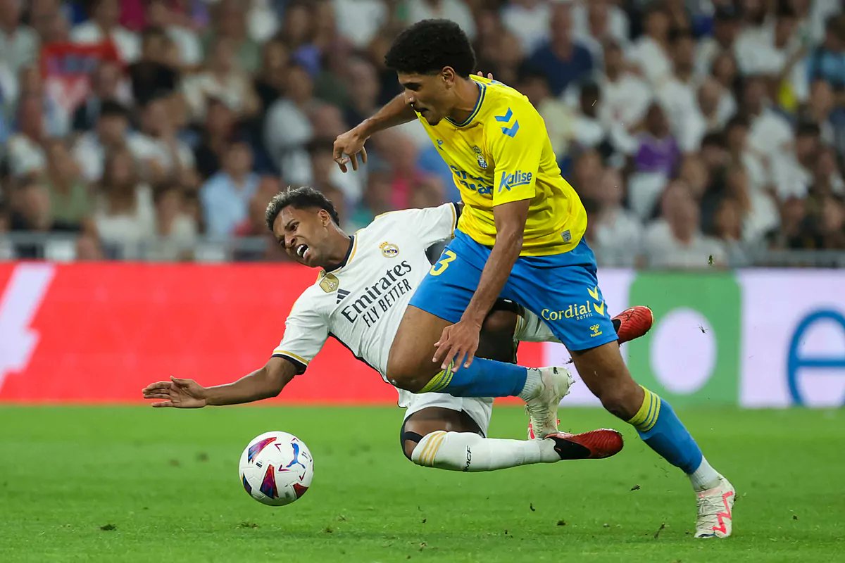 Saúl Coco y Rodrygo en un Real Madrid - UD Las Palmas