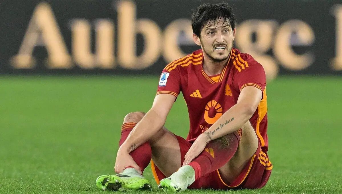 Sardar Azmoun ha estado cedido en la temporada 23/24 en la AS Roma