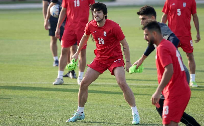 Sardar Azmoun, delantero del Bayer Leverkusen e internacional con Irán