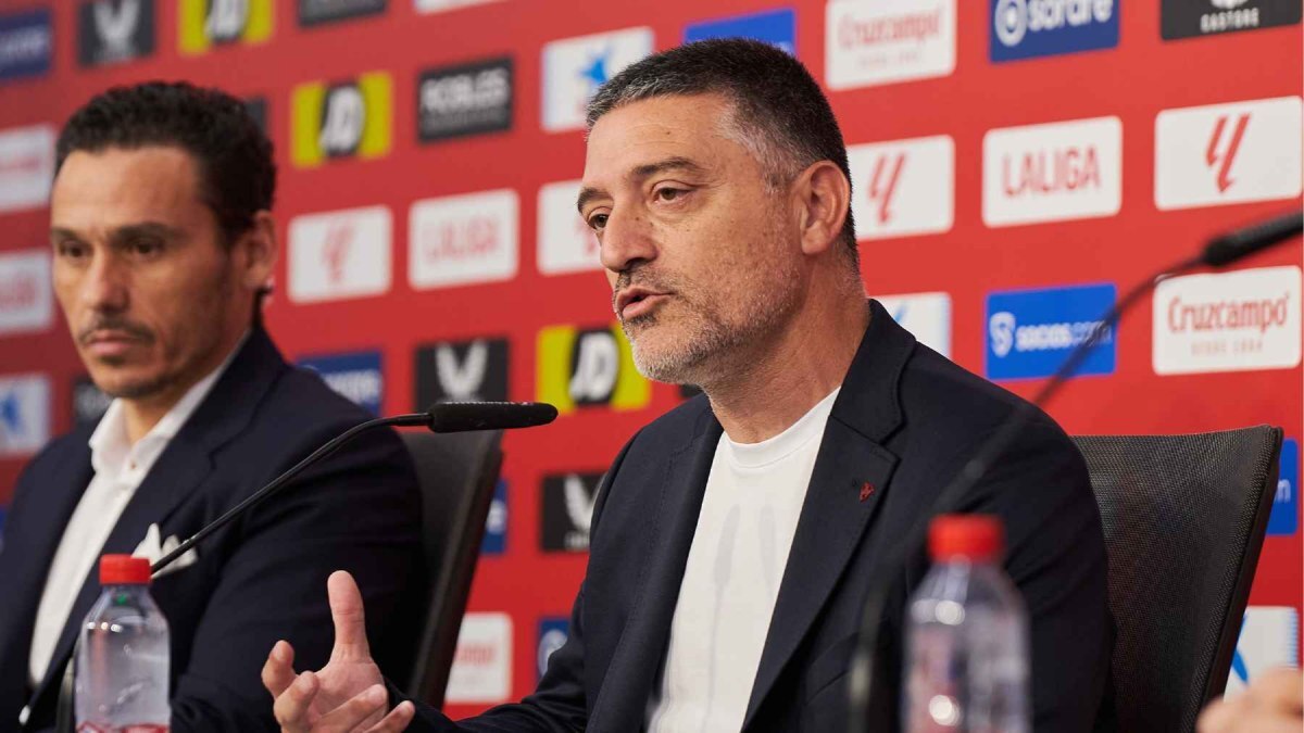 Presentación de García Pimienta con el Sevilla FC | Salvador López Medina para El MIRA