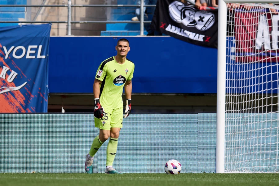 Ander Cantero, portero del Racing de Ferrol que interesa al Cádiz CF