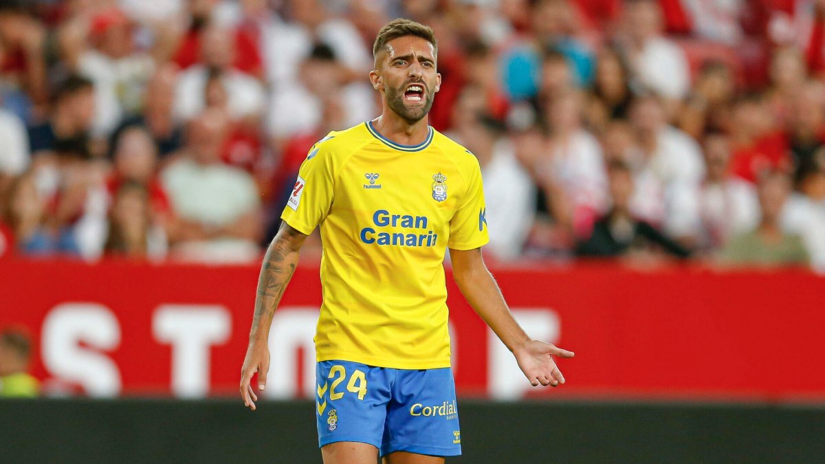 Pejiño, jugador de la UD Las Palmas que podría fichar por el Cádiz CF