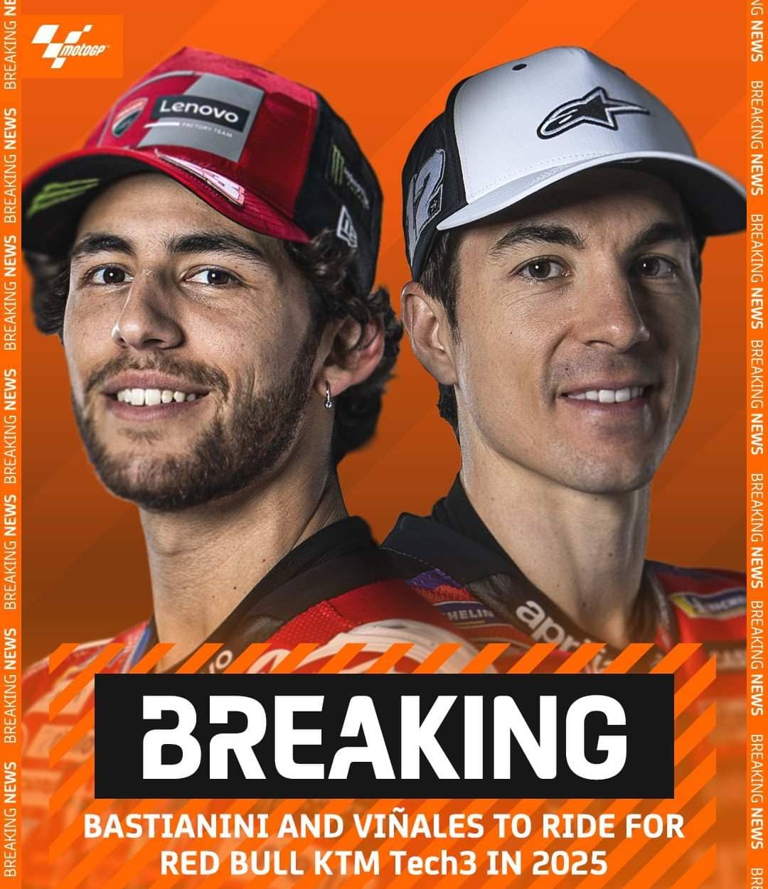 Motogp.com | Maverick Viñales y Enea Bastianini nuevos fichajes para el Red Bull KTM Tech3 2025