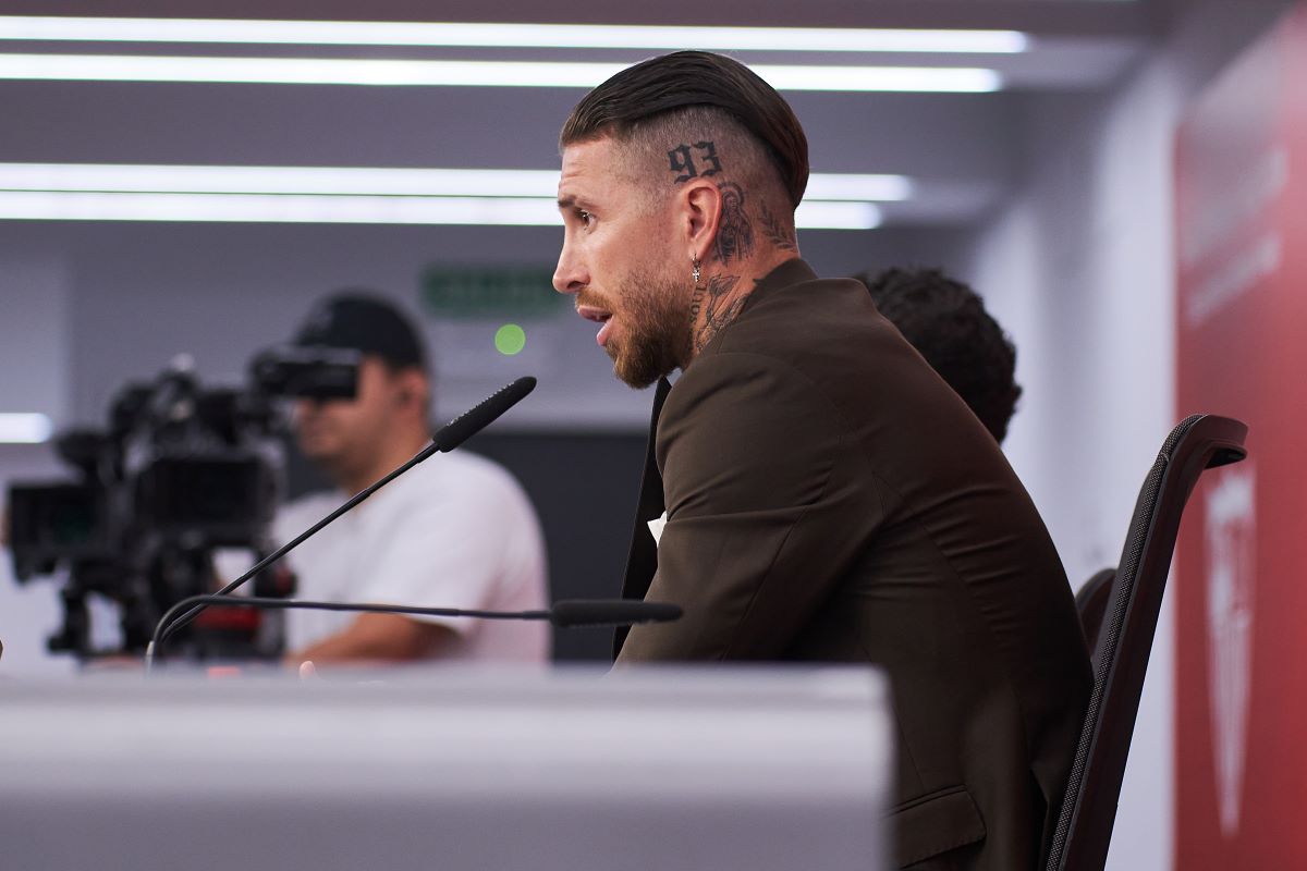 Sergio Ramos durante su despedida con el Sevilla FC | Salvador López Medina para El MIRA