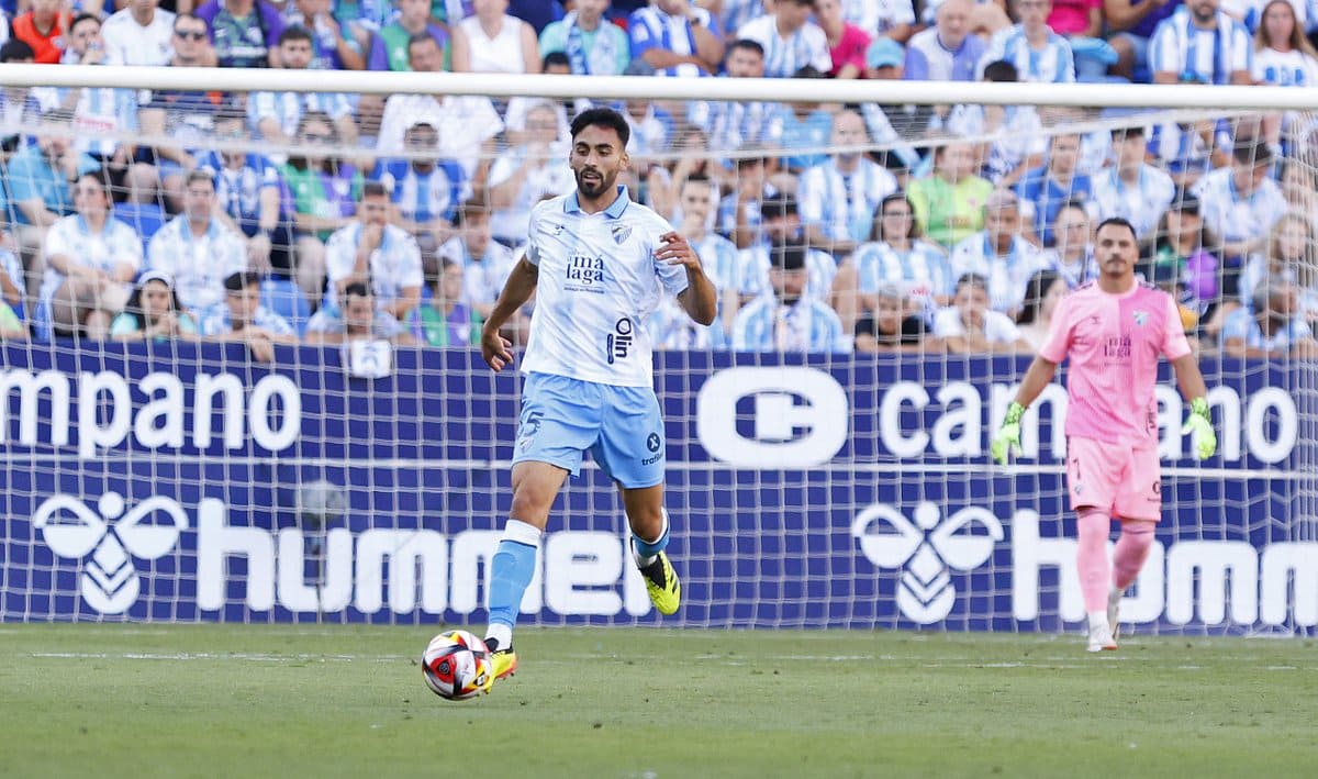 Juande Rivas, jugador del Málaga CF