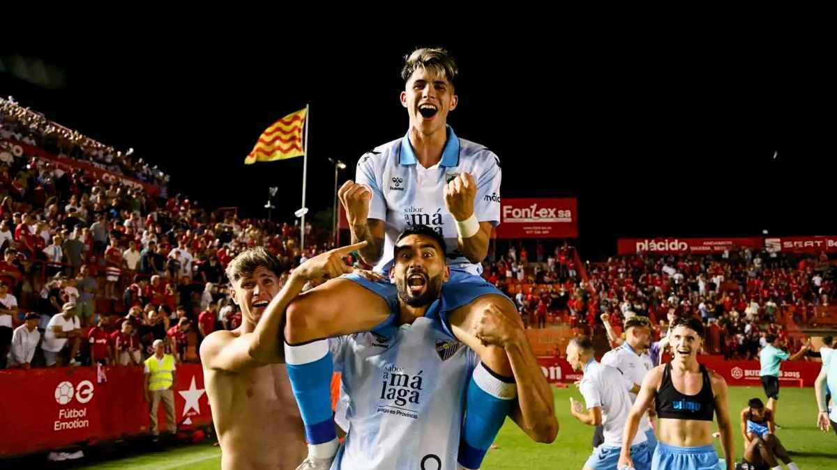 Antoñito Cordero marcó el gol del ascenso a Segunda División del Málaga CF