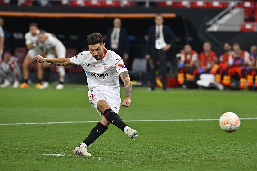 Gonzalo Montiel, jugador del Sevilla FC que podría salir de Nervión en verano