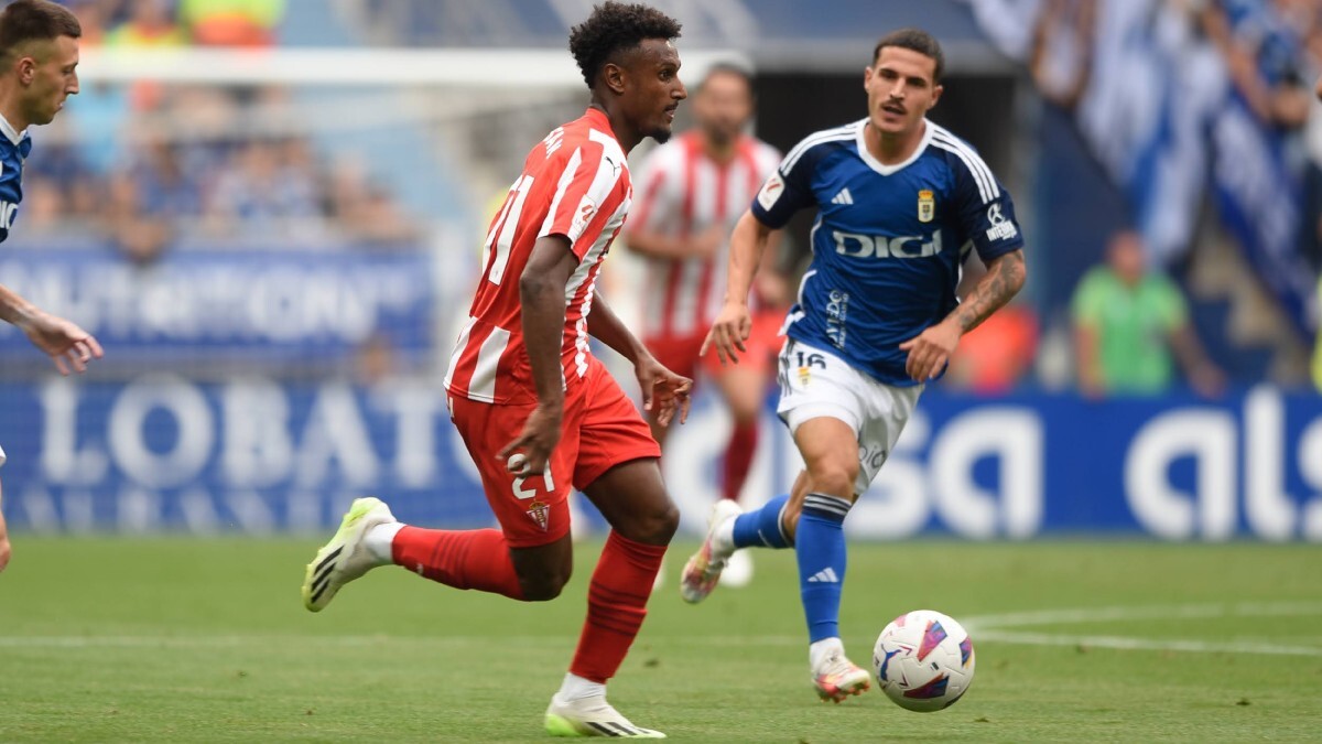 Haissem Hassan, futbolista del Villarreal CF que ha estado cedido en el Real Sporting