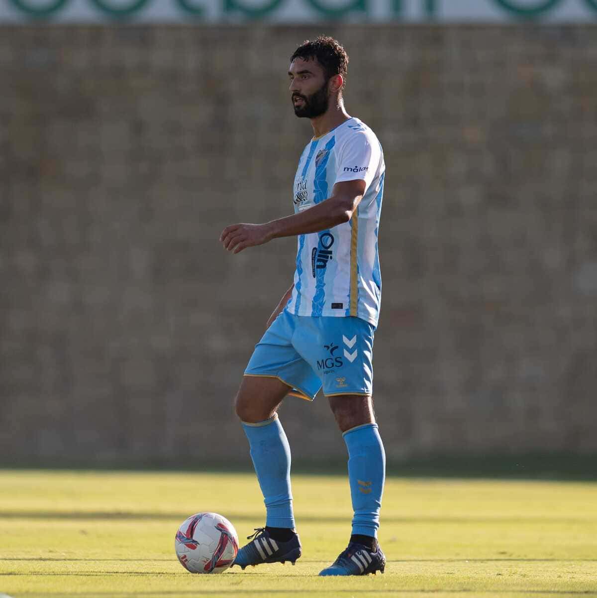 Einar Galilea en el Málaga CF - UD Almería