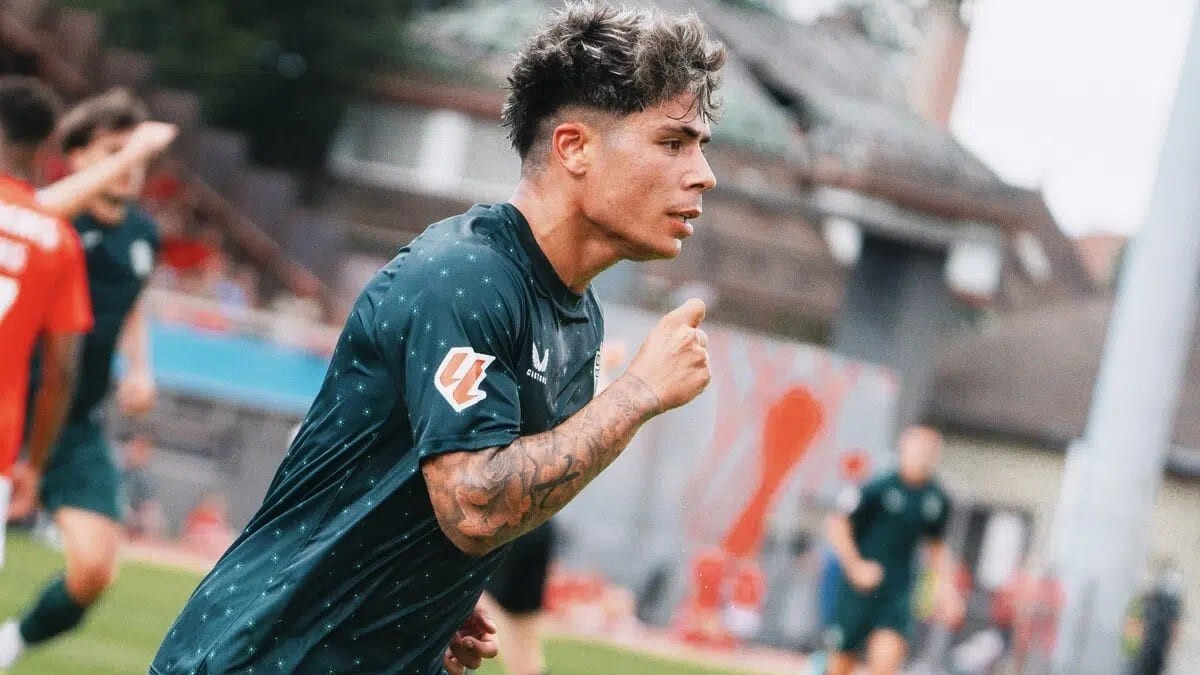 Nico Melamed anota su primer gol con la UD Almería, anotado en pretemporada ante el Benfica | UDA